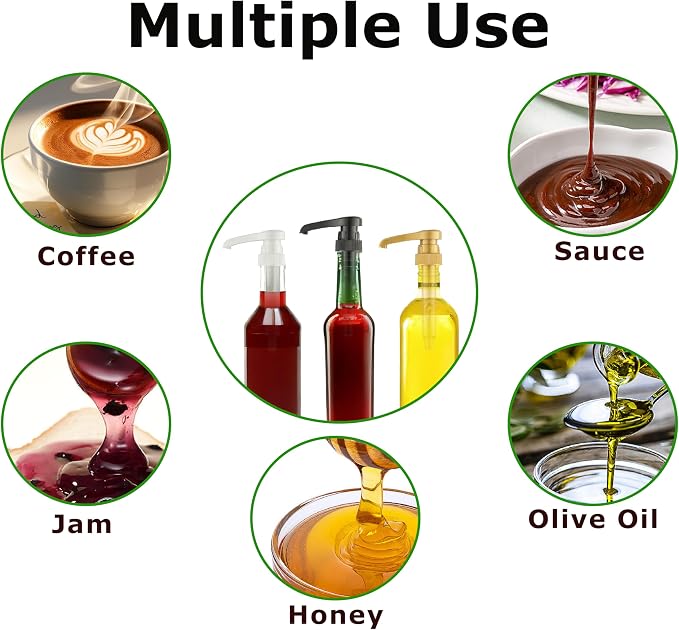 6 Pcs Syrup Pump Dispenser - Image 4