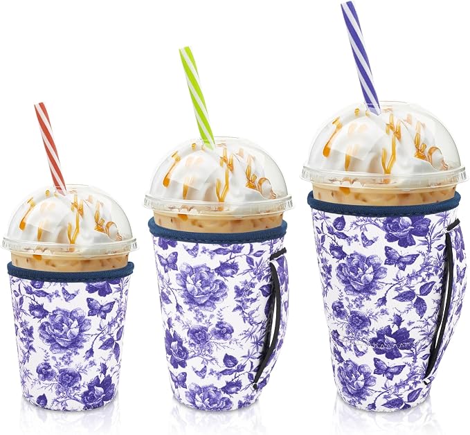 Iced Coffee Sleeve Insulator Sleeves by AJLTPA
