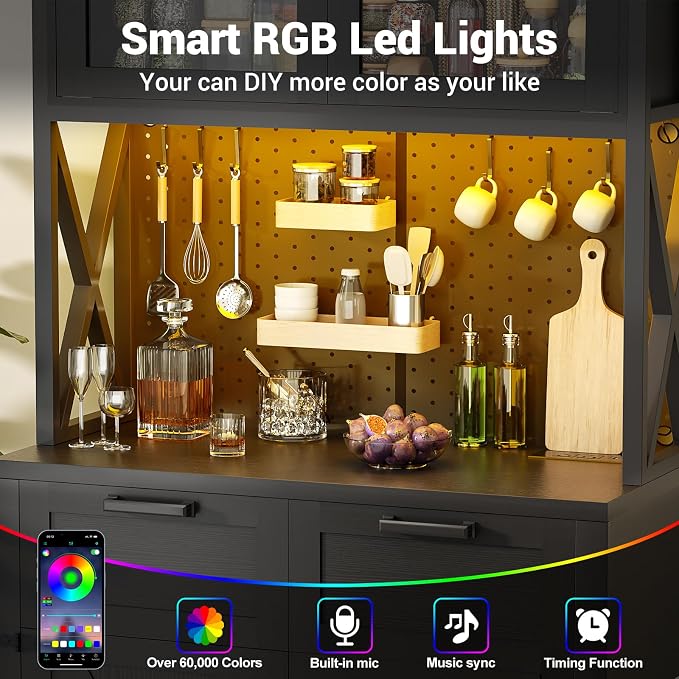 Unikito 71" Pantry Cabinet - Image 4
