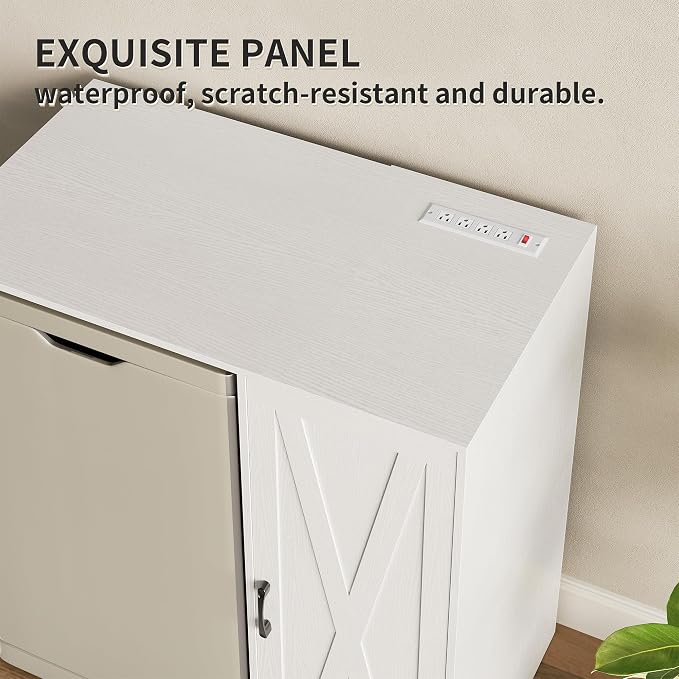 Herture Mini Fridge Cabinet - Image 6