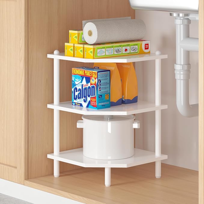 Corner Shelf Stand for Desk - Image 5