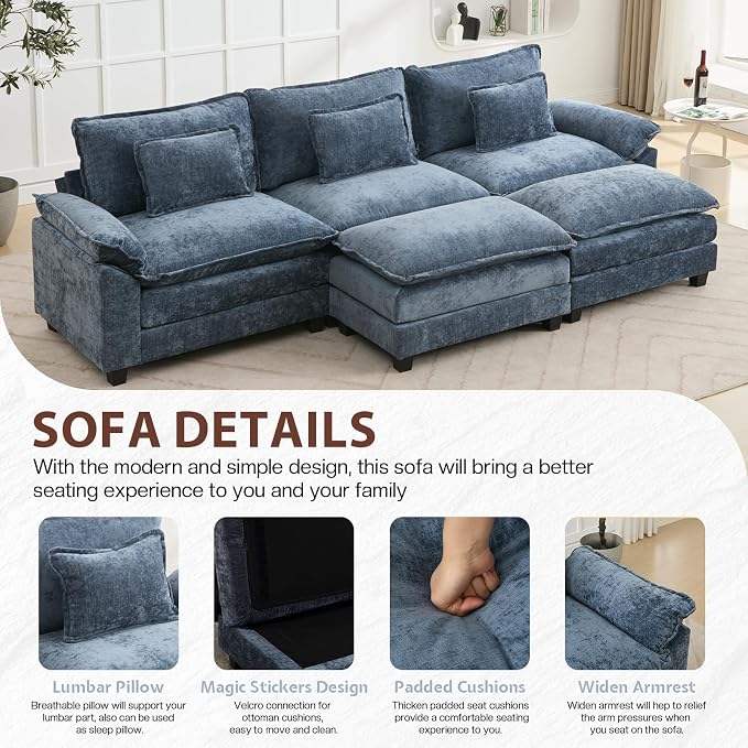 Modular Sectional Sofa, Cloud Couch - Image 5
