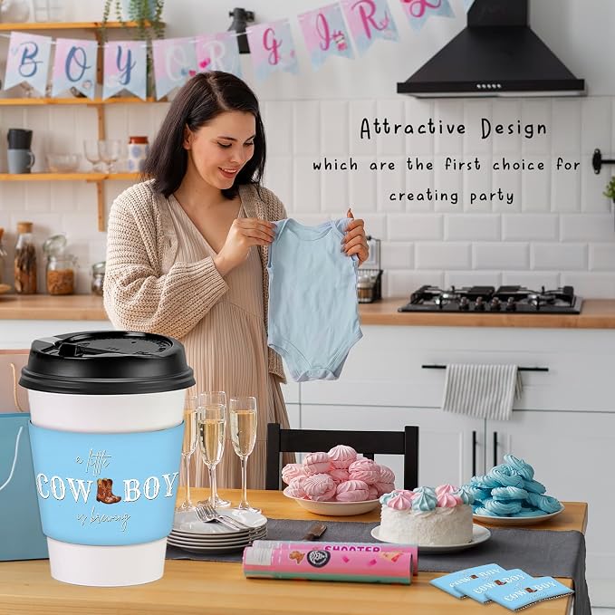 20 Counts A Baby Is Brewing, Coffee Cup Sleeves - Image 4