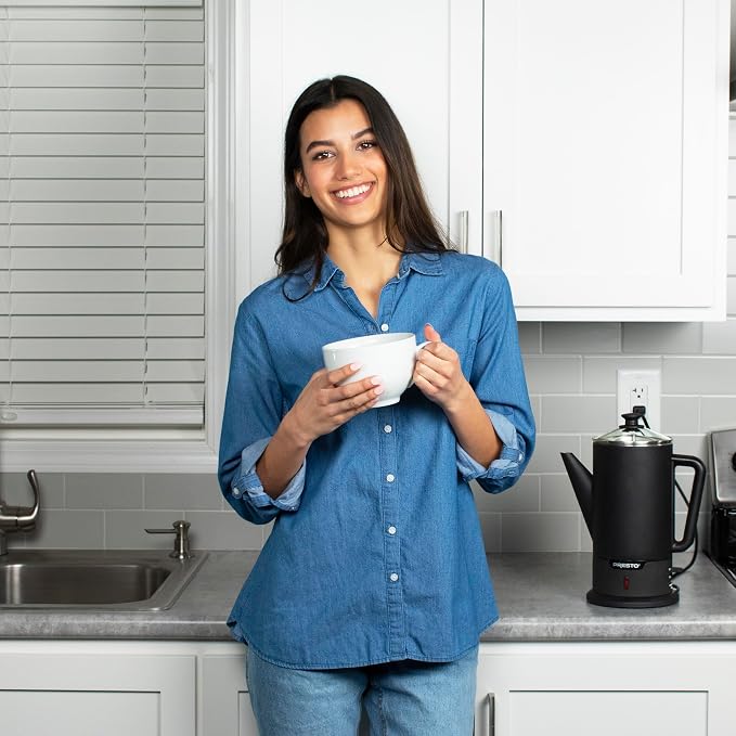 Presto 02815 12-Cup Cordless Coffee Percolator - Image 10