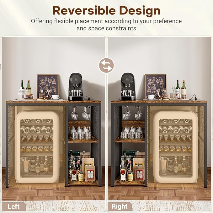 Homieasy Mini Fridge Cabinet - Image 6
