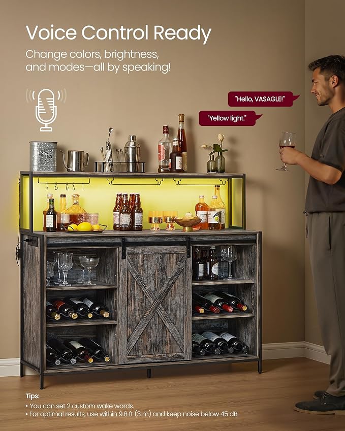 VASAGLE Coffee Bar Cabinet - Image 4
