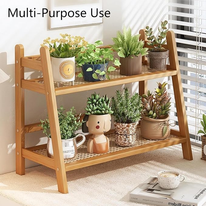 2 Tier Coffee Bar Station Organizer & Bamboo Mug Holder – Countertop Tea and - Image 5