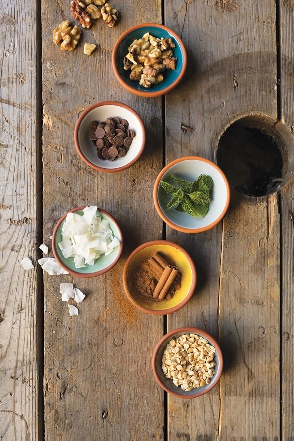 Now Designs Terracotta Pinch Bowl Set, Soy Sauce Dish, 1 oz - Image 2