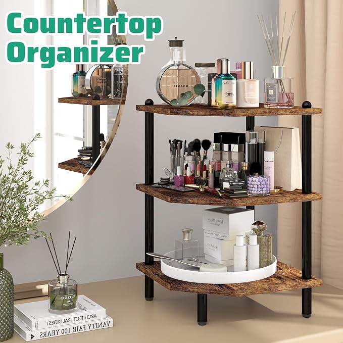Corner Shelf Stand for Desk - Image 3