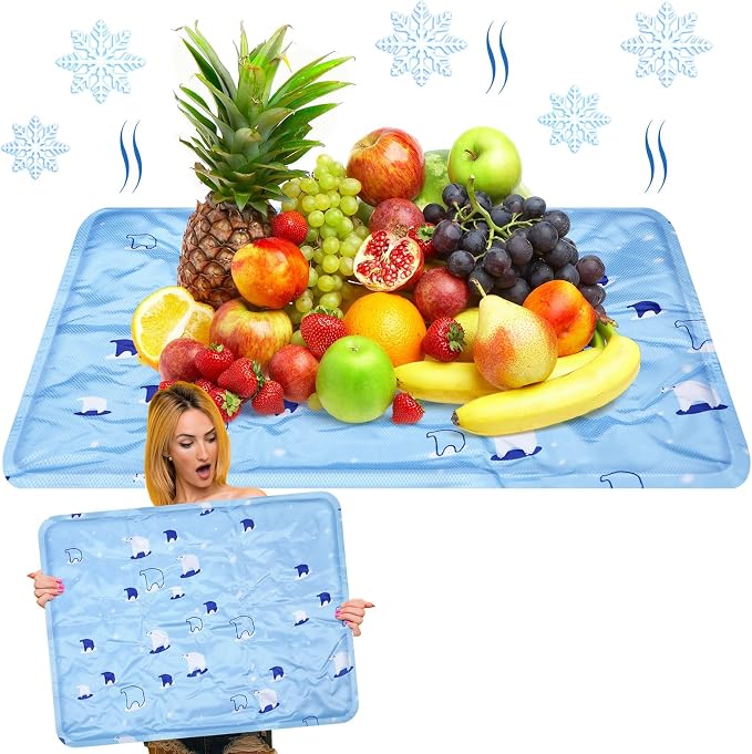 Reallnaive 2 Pcs Reusable Freezable Ice Mat by Unknown