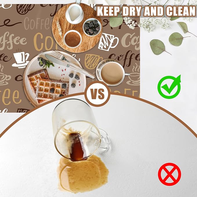 Doodle Coffee Dish Drying Mat Coffee Bar Mat - Image 6