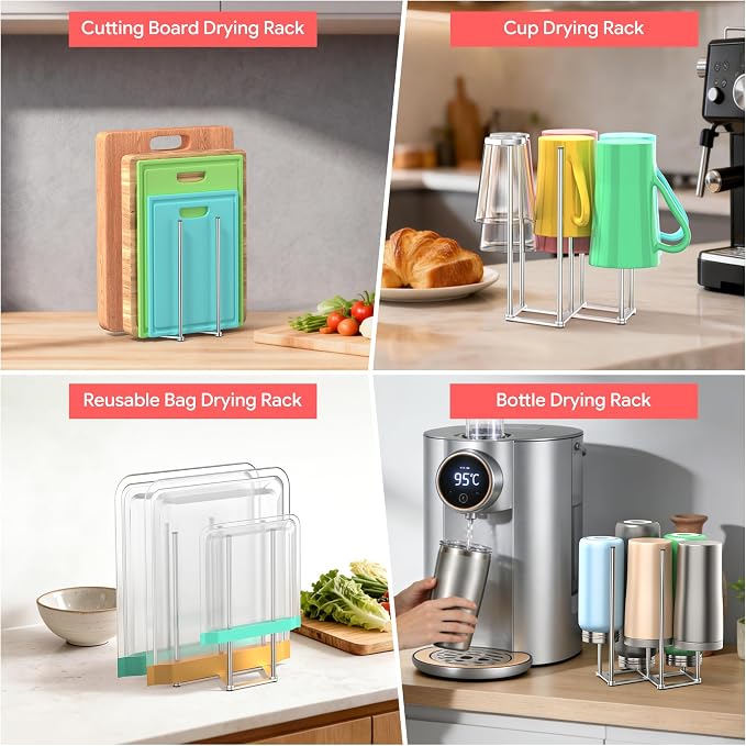 Collapsible Bottle Drying Rack, Baby Bottle Drying Rack, Foldable Cup Draining - Image 6