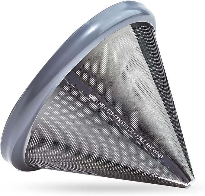 Able KONE MINI for Hario V60 02: Reusable Stainless Steel Coffee Filter by Able