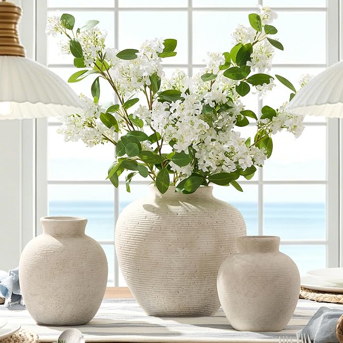 Vanselia Ceramic Flower Vase Home Decor - Image 4