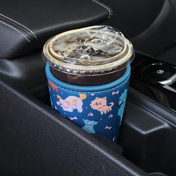 3 Pack Reusable Iced Coffee Sleeves - Image 4
