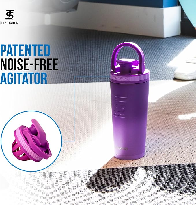 Ice Shaker Insulated Stainless Steel Shaker Bottle | 26oz - Image 5