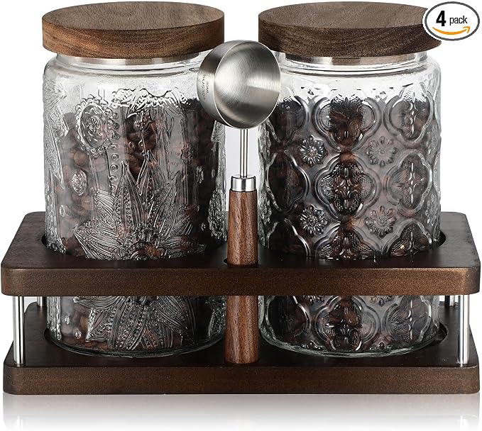 Suclain Glass Coffee Grounds Container by Suclain