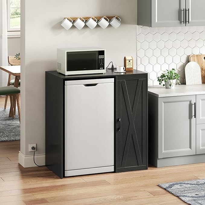 Herture Mini Fridge Cabinet - Image 3