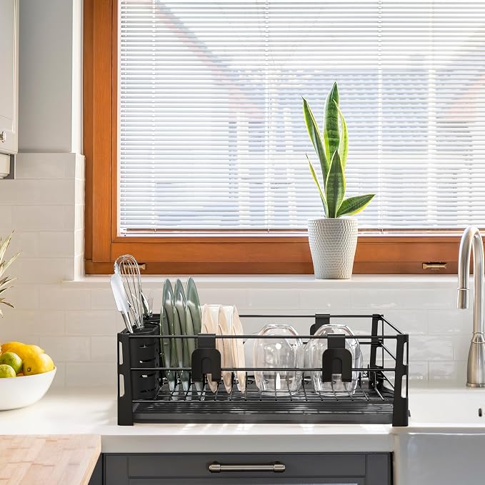 Simple Houseware Dish Drying Rack - Image 6