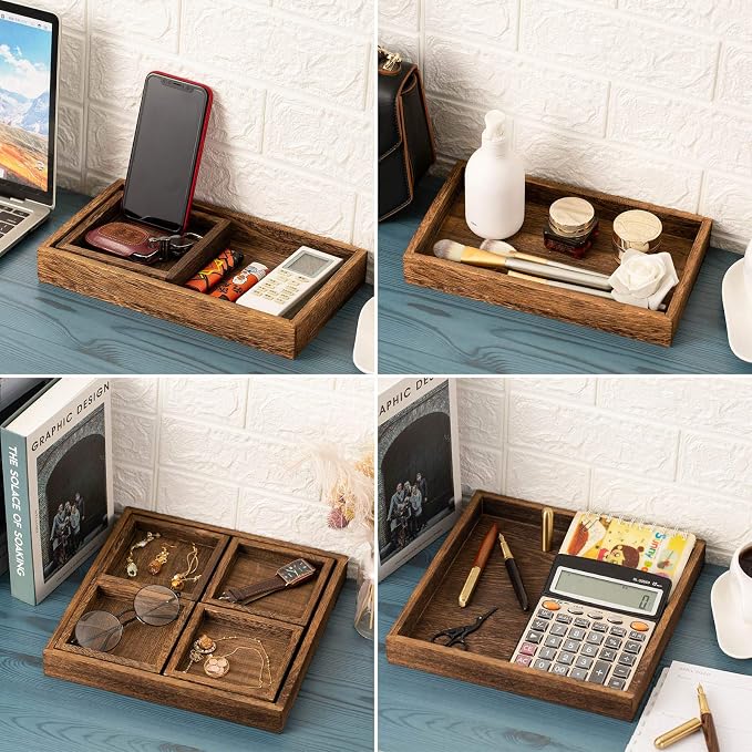 Yangbaga Rustic Wooden Serving Trays - Image 9