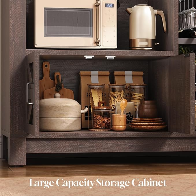 Itaar 73" Tall Arched Bakers Rack - Image 8