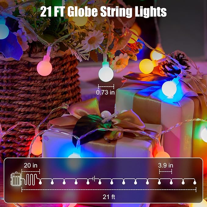 Globe String Lights Battery Operated - Image 6