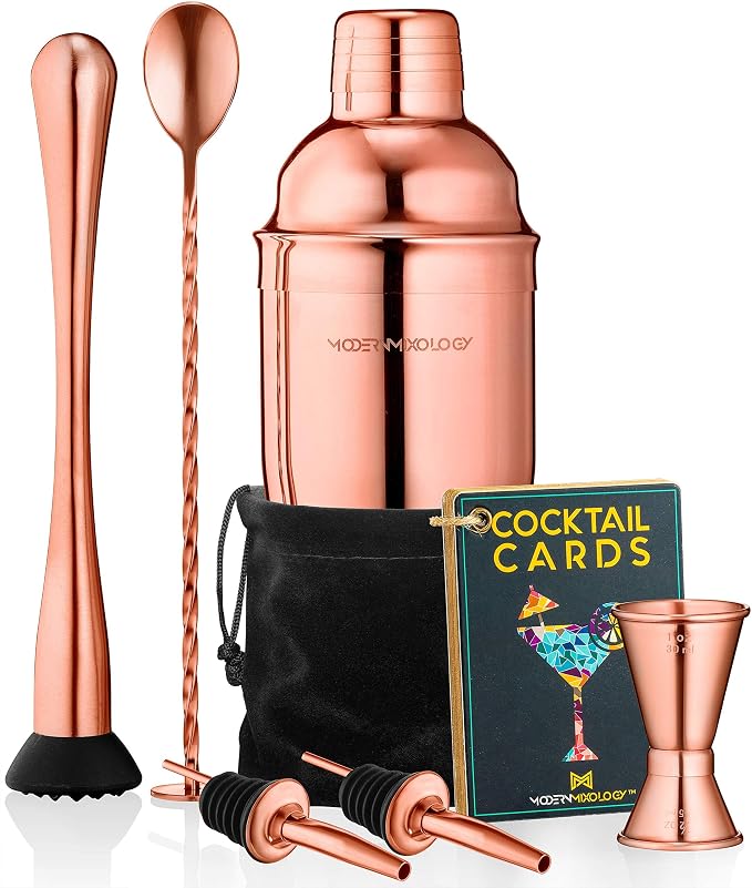 Modern Mixology 8-Piece Cocktail Shaker Set by ModernMixology