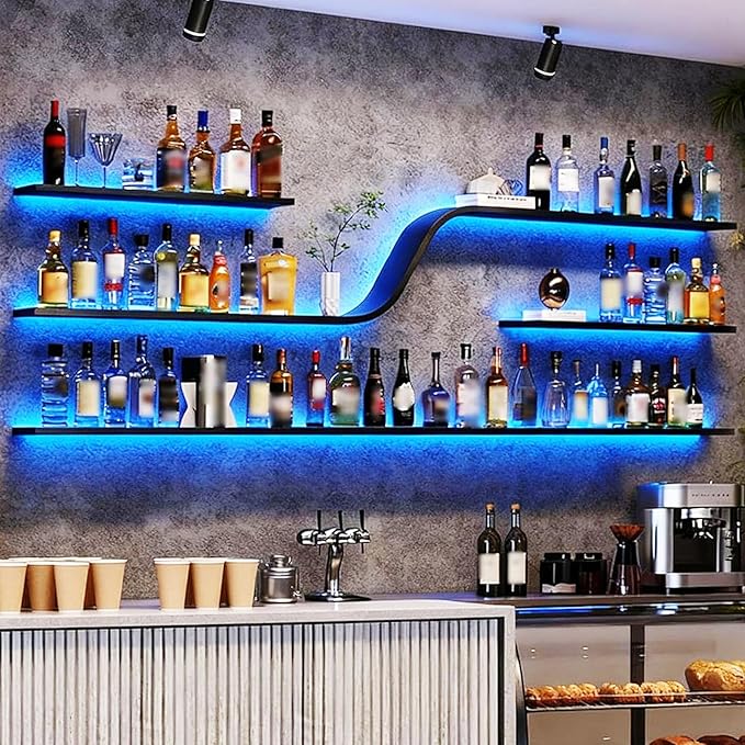 70in Wall Mounted Wine Rack by flowercart