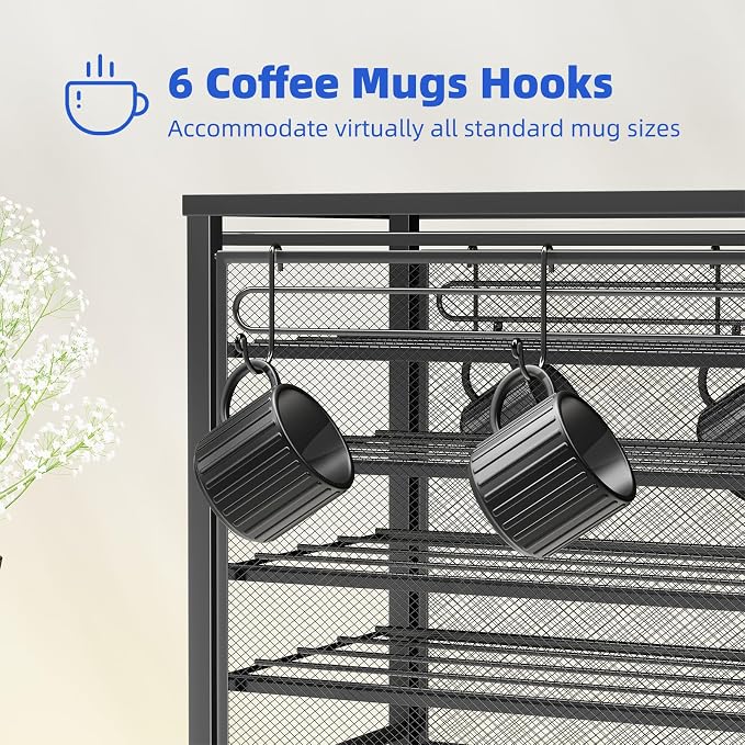 Simple Trending 5 Tier Coffee Pod Holder - Image 4