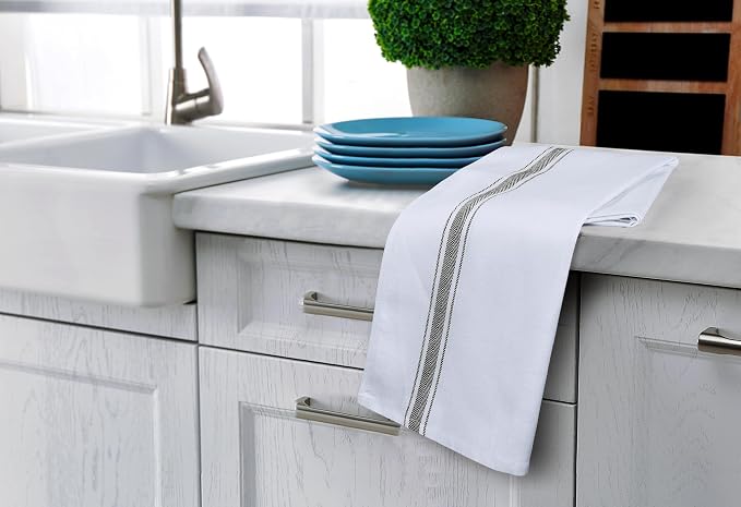 Utopia Towels Black Dish Towels 100% Ring Spun Cotton Highly Absorbent & - Image 4