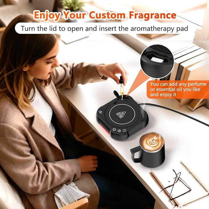 Coffee Mug Warmer & Cup Set - Image 7