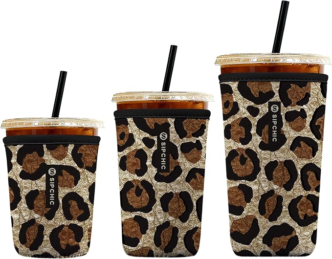 Iced Coffee Sleeve – Neoprene Reusable Cup Sleeves by Unknown