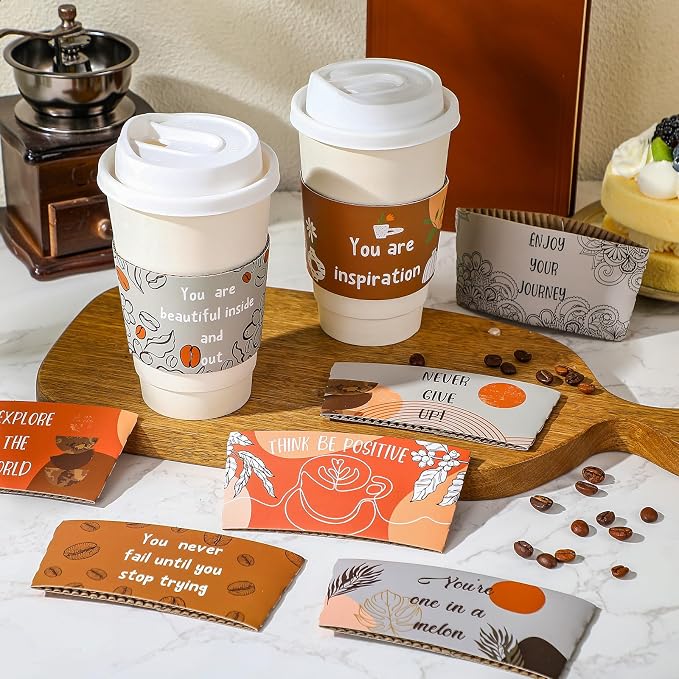 Dingion 200 Pack Coffee Cup Sleeves - Image 5