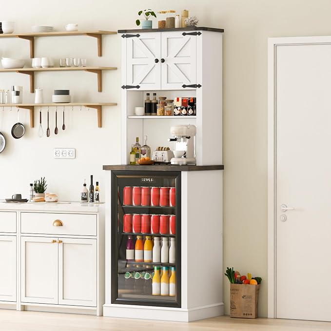 73'' Tall Mini Fridge Cabinet by DalyLuxa