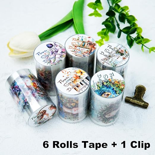 Dreamy Floral PET Tape Set - Image 2