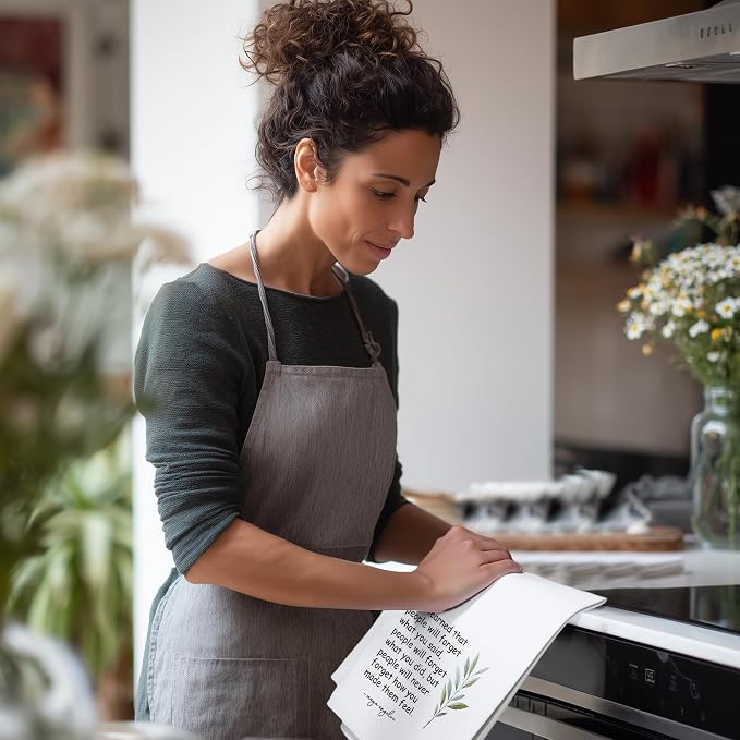 Hostess Towels Gifts for Women, Inspirational Quote Towels for Kitchen Bathroom - Image 7