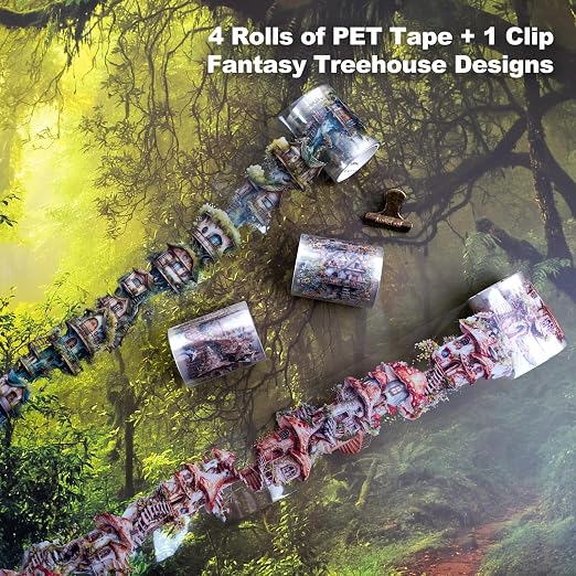 Fairy Tale Tree House PET Tape Set - Image 2