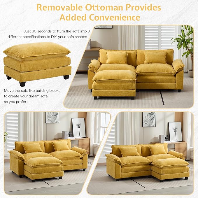 Modular Sectional Sofa, Cloud Couch - Image 4