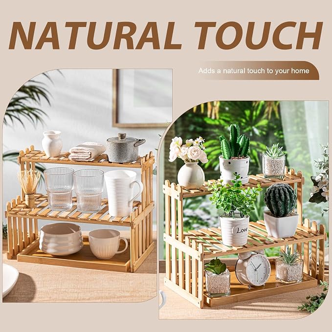 Kathfly 14.6" 2-Tier Matcha Station Shelf Stand - Image 6