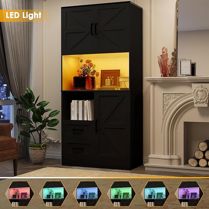 Kitchen Pantry Storage Cabinet - Image 4