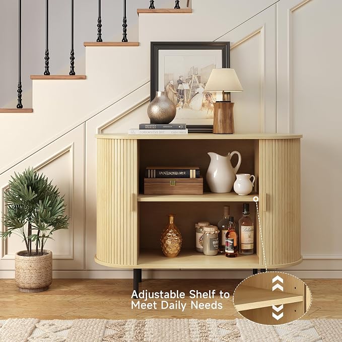 ONBRILL 40" Sideboard Buffet Cabinet - Image 4