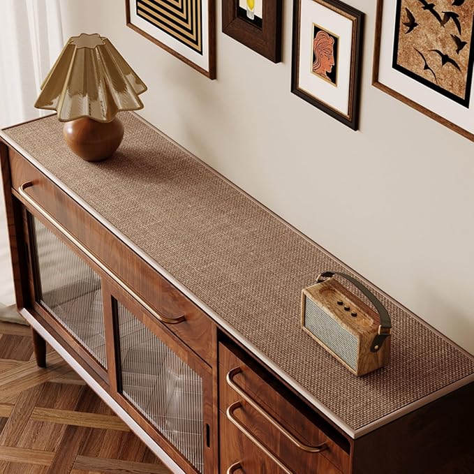 Sideboard Buffet Cabinet Cover, Super Absorbent Mat by Unknown