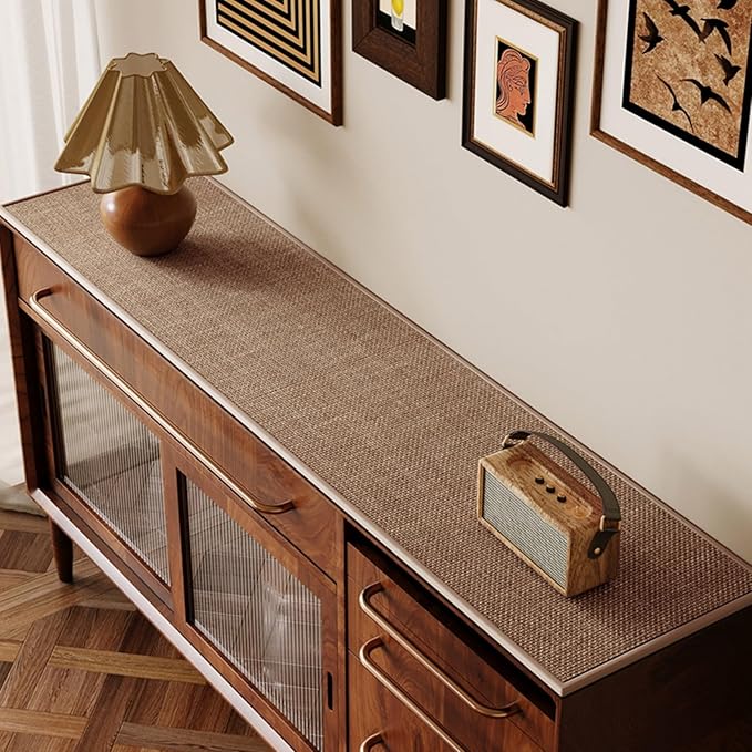 Sideboard Buffet Cabinet Cover, Super Absorbent Mat by Unknown