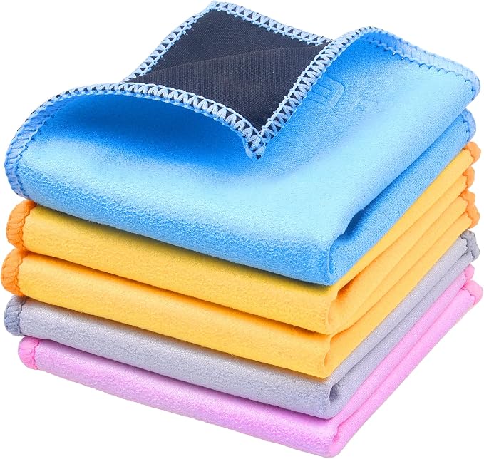 Eco-Fused Microfiber Cleaning Cloths Double-Sided by Eco-Fused