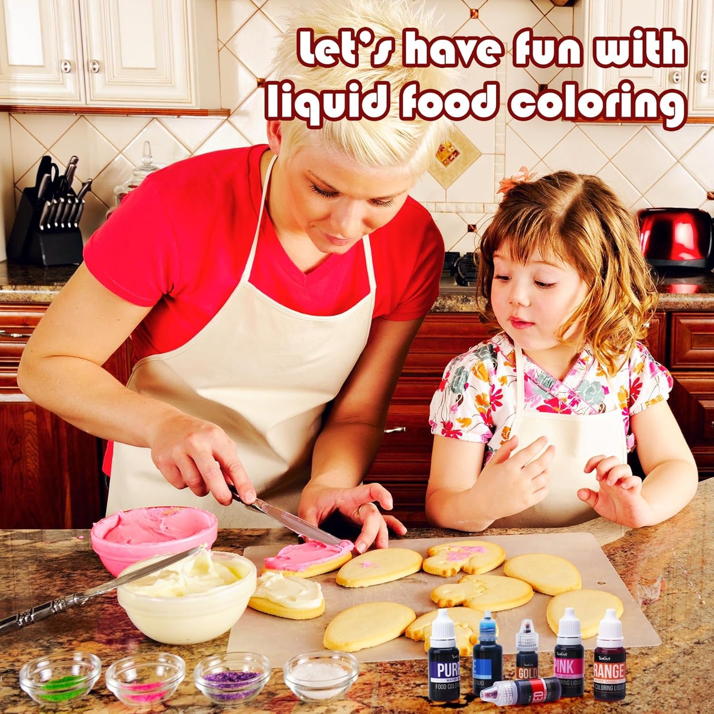 Food Coloring Liquid - Vibrant Color Food Coloring for Cake Decorating, Baking, Easter Egg, Icing - Tasteless Food Color Dye for Fondant, Cooking, Slime, Airbrush (Navy, 8 Fl.oz)