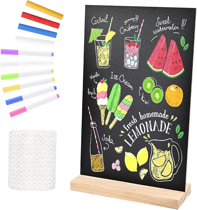 1 Pack 8.1x12 in Chalkboard Signs by LooksForwardtoSeeingYou