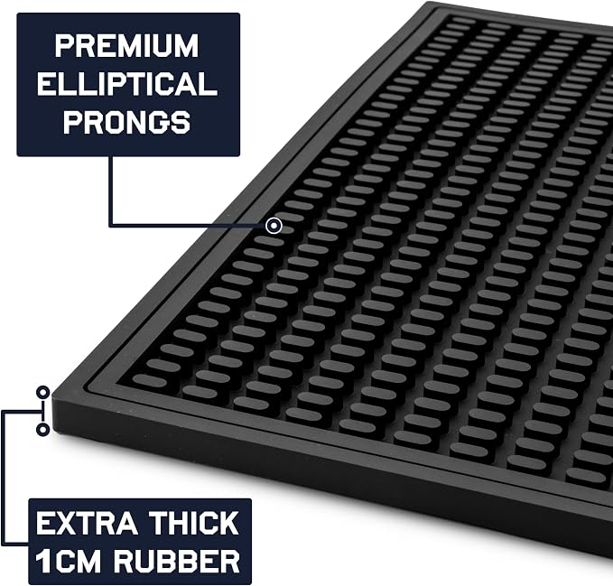 Fancy Man Premium Bar Mat, 18in x 12in, Non-Slip - Image 2