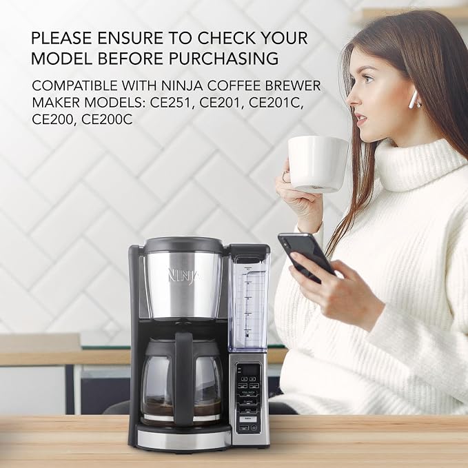12-Cup Glass Coffee Carafe Replacement Compatible ONLY - Image 2