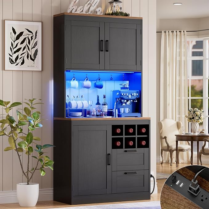 Unikito 72" Tall Kitchen Pantry Cabinet by Unikito