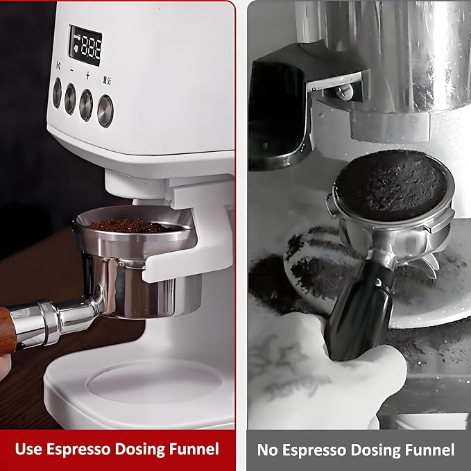 Espresso Dosing Funnel and Puck Screen Set, Coffee Dosing Ring Aluminum - Image 6